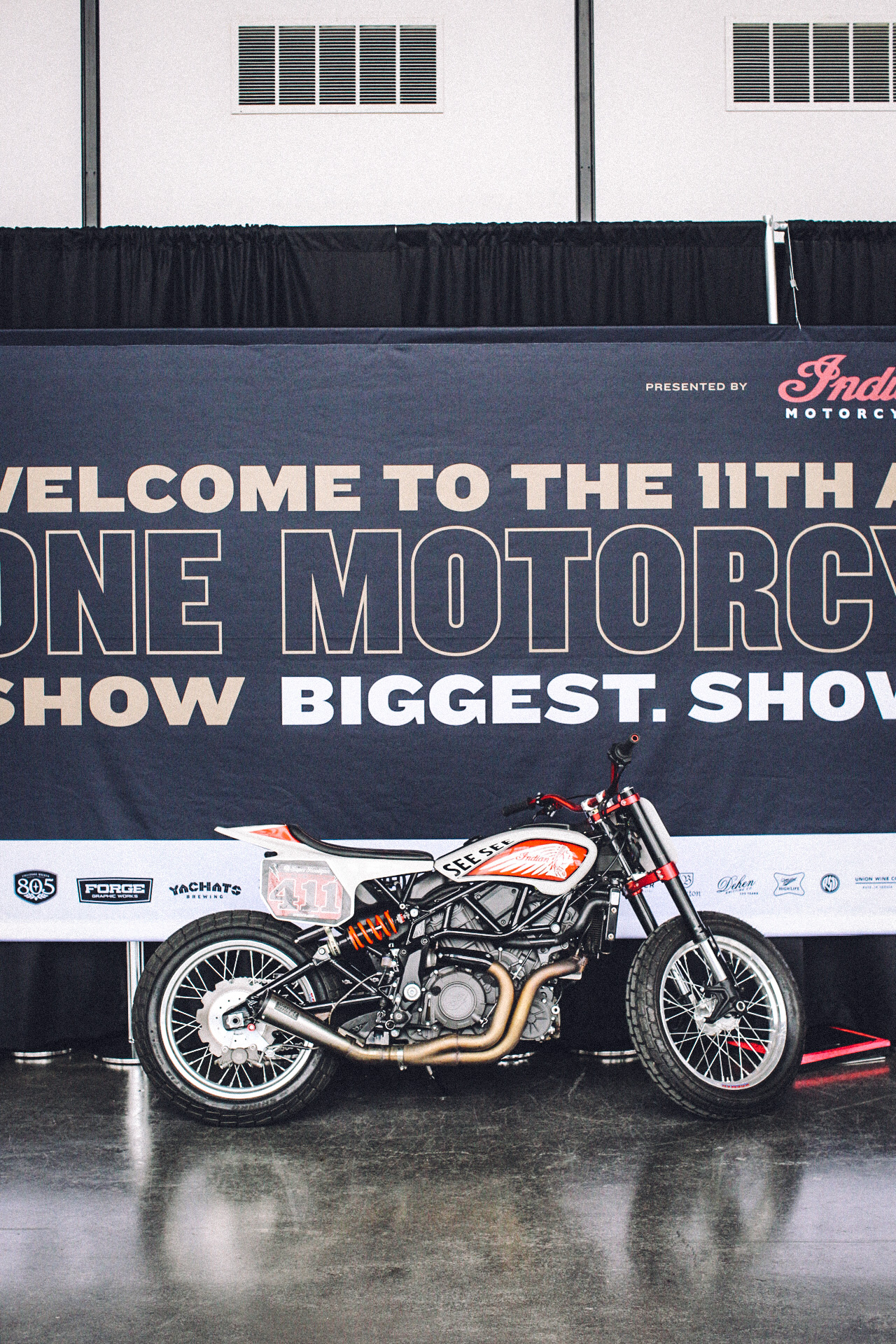 Indian Hooligan racer at The One Motorcycle Show